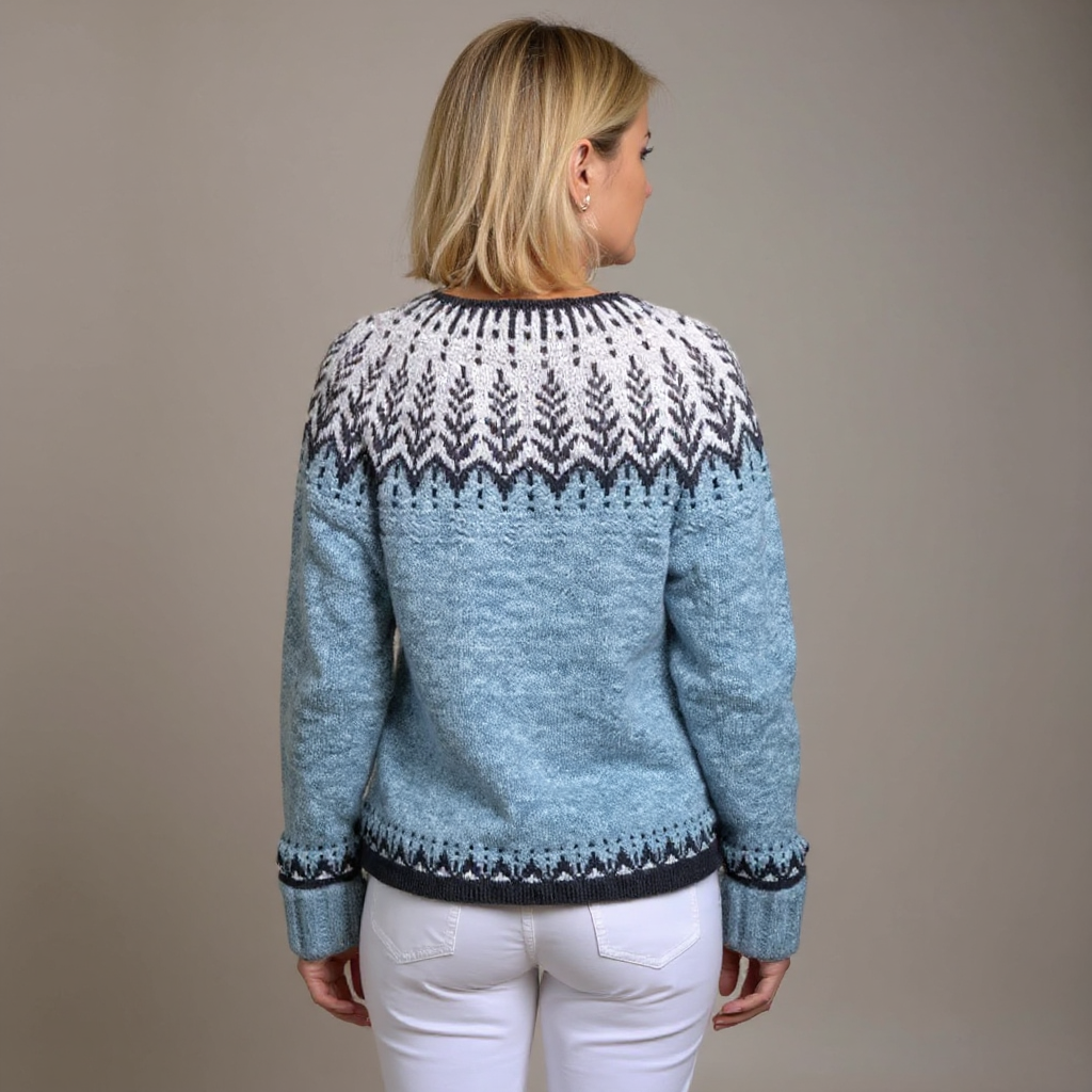Reva - Fair-Isle-Strickjacke