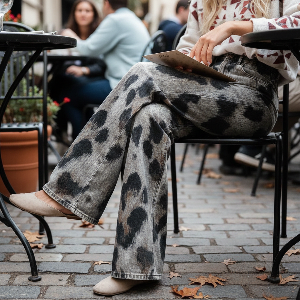 Sandra - Lässige Boho-Hose im Vintage-Look