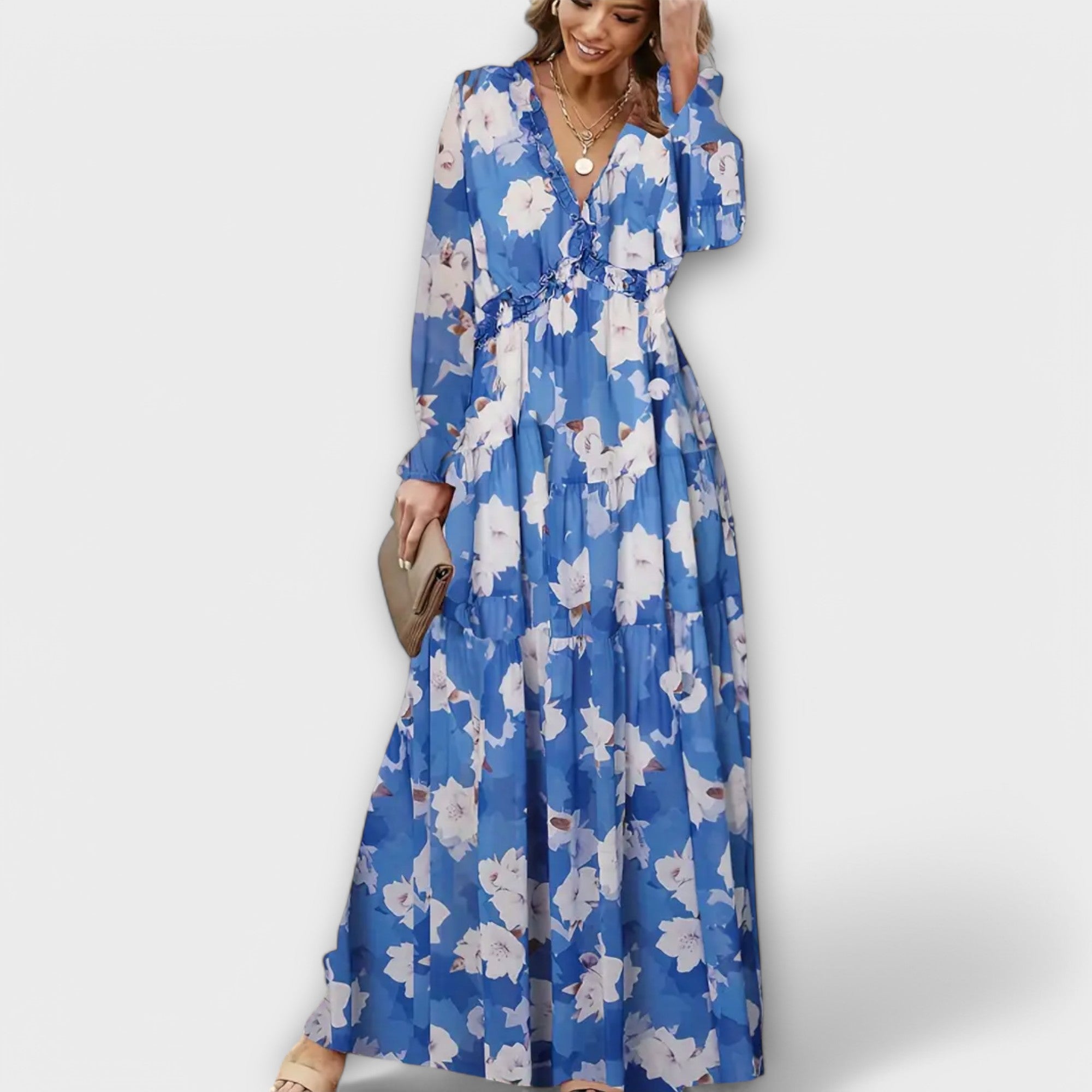 Anneliese - Damen-Maxikleid