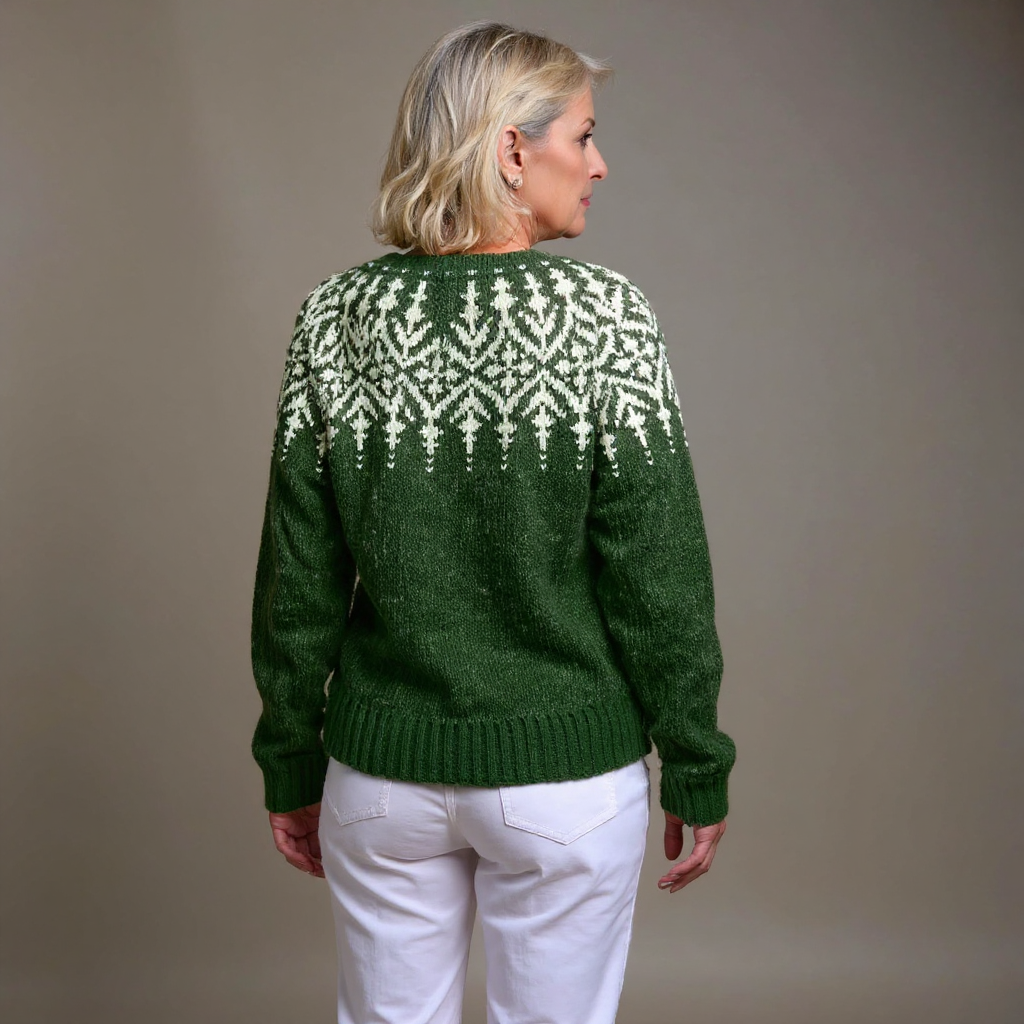 Nadia - Nordische Strickjacke