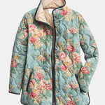 Ivela - Gesteppte Jacke mit Blumendruck