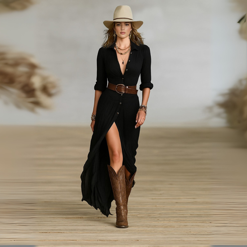 Adelheid - Damen-Maxikleid