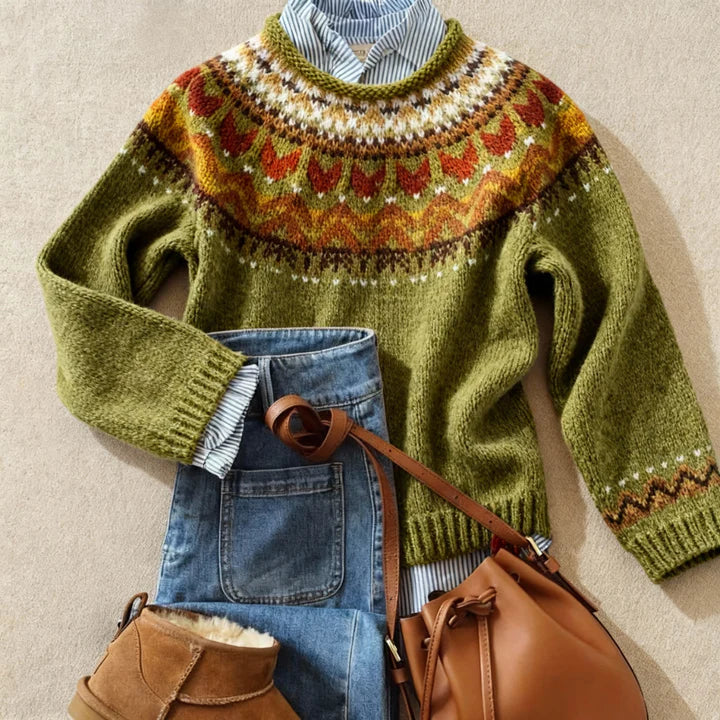 Ardent - Klassischer Vintage-Strickpullover