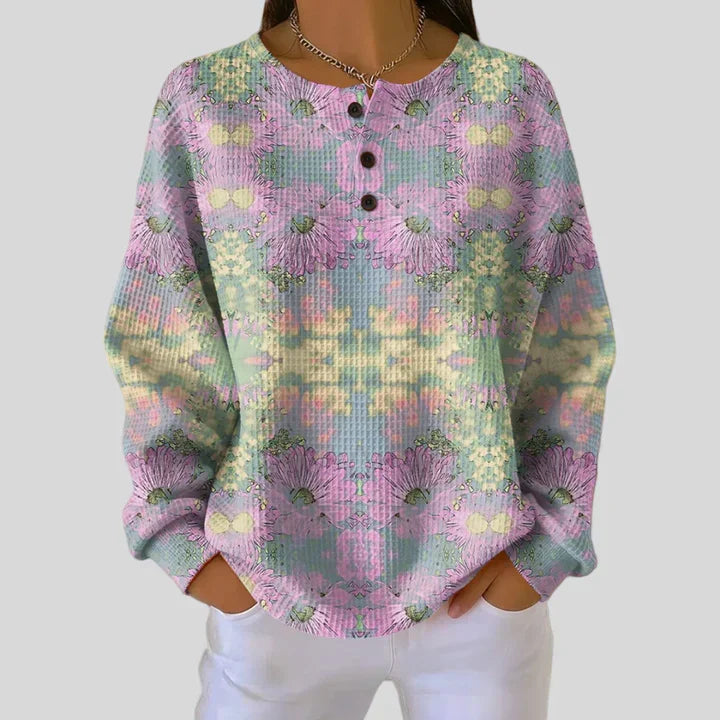 Christine - Pullover mit Blumenmuster