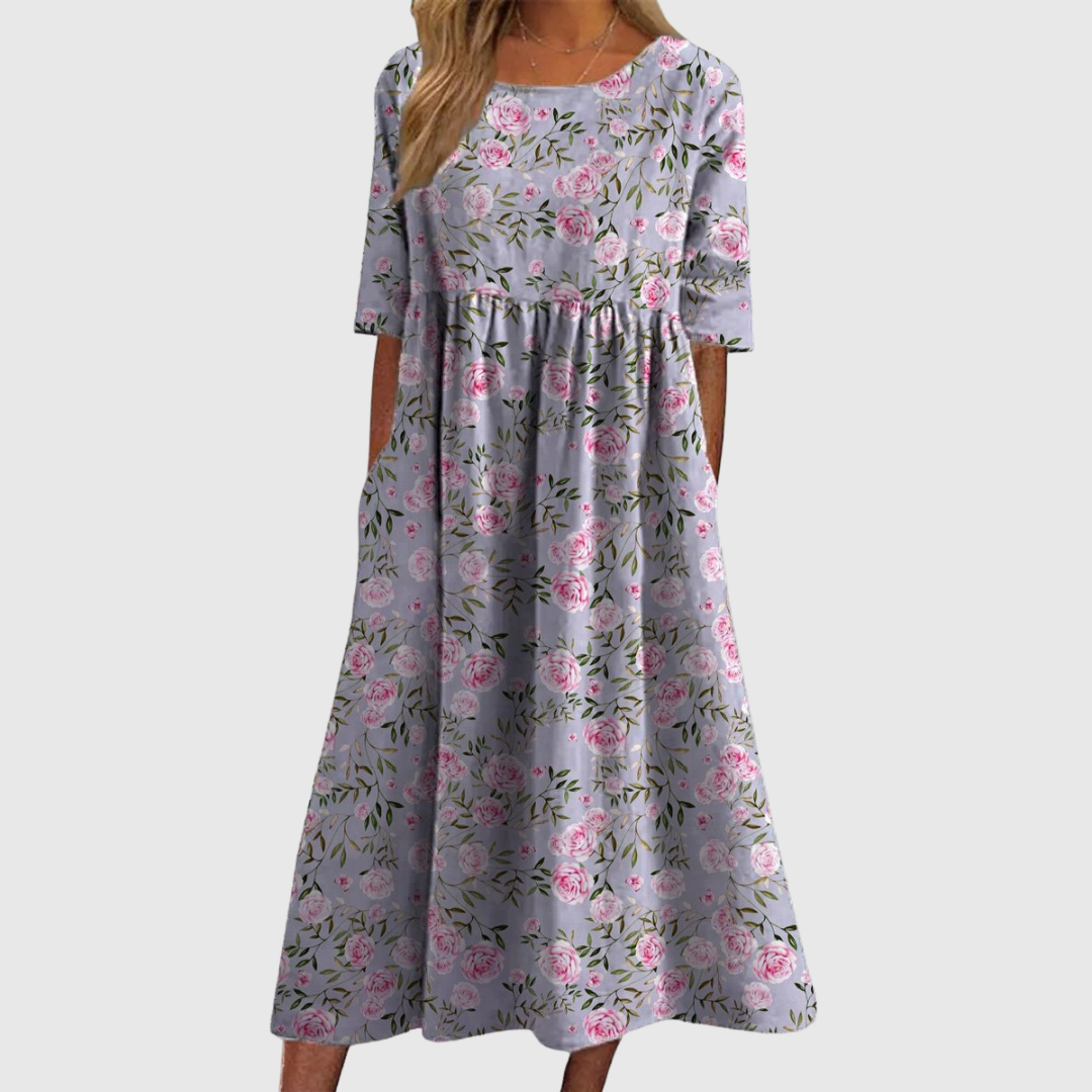 Angelika - Damen-Midikleid