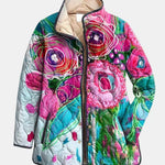 Ivelda - Gesteppte Jacke mit Blumenmuster