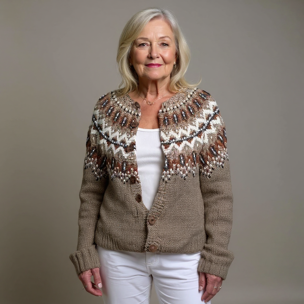Nessa - Vintage-Strickjacke