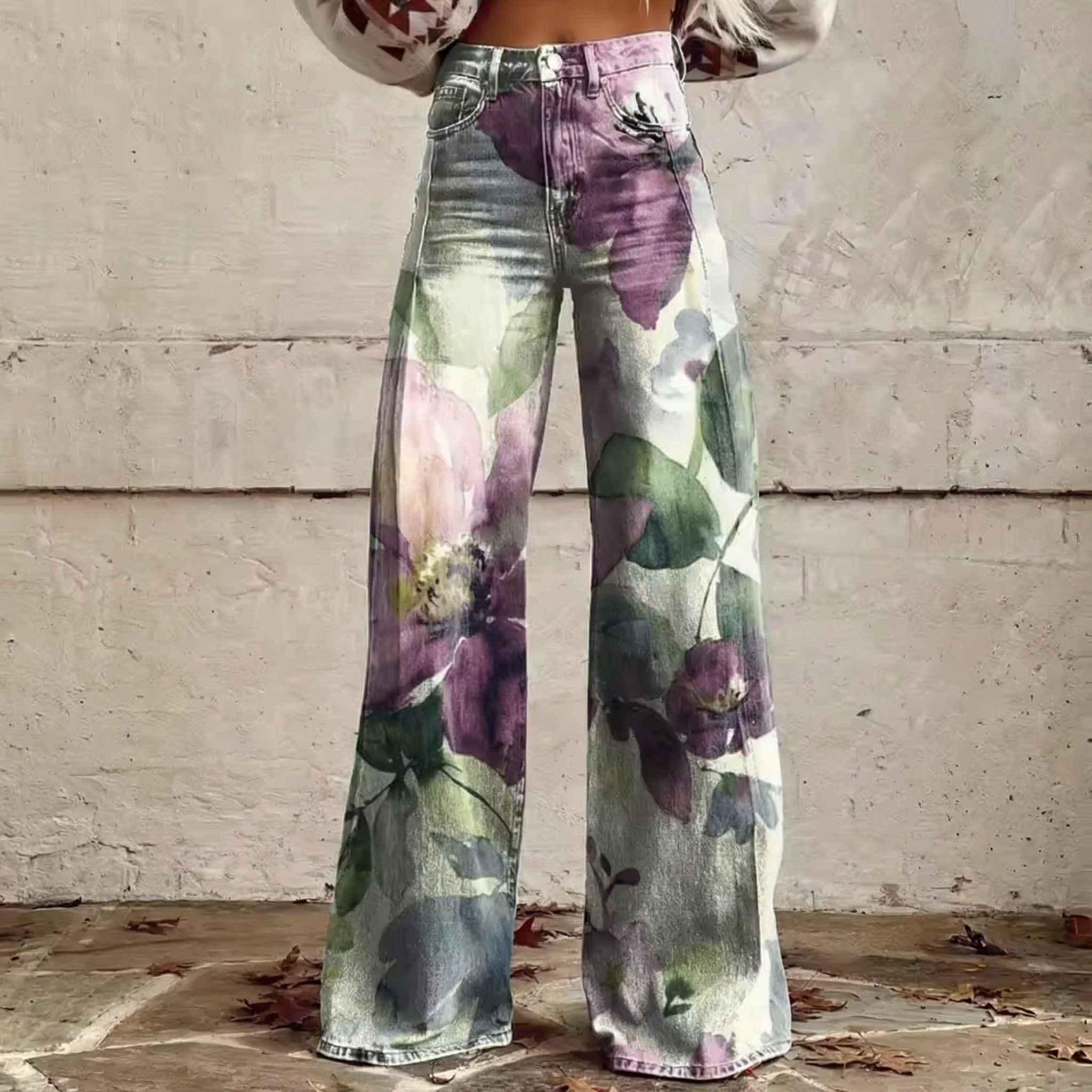 Daniela - Boho-Hose mit hoher Taille
