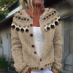 Kaja - Folk-Strickjacke