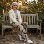 Kerstin - Boho-Hose mit Herz-Print