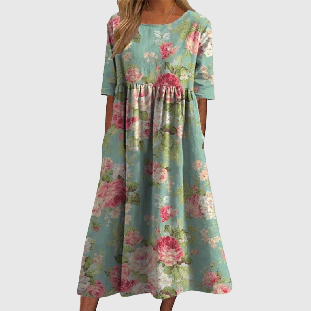 Angelika - Damen-Midikleid