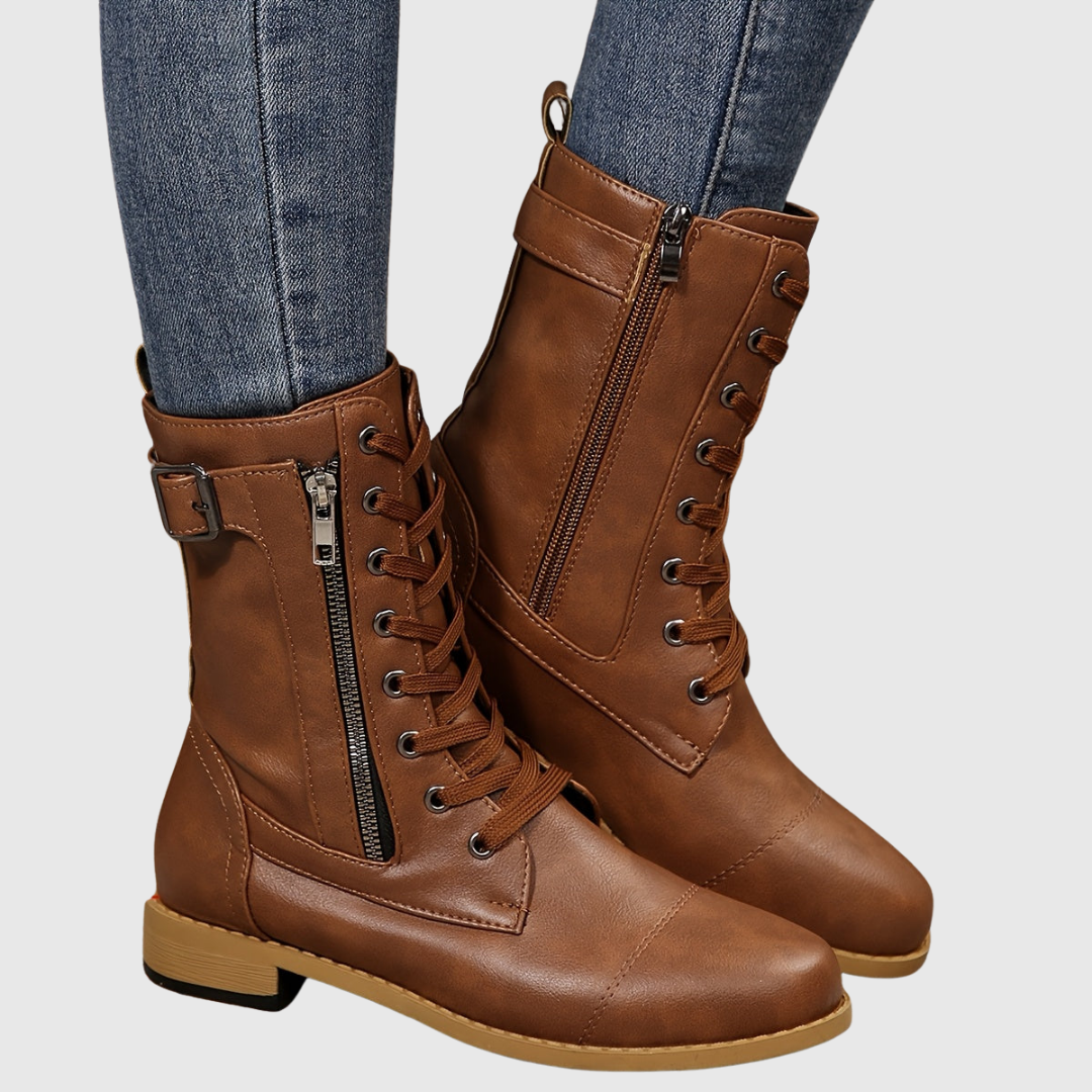Clara - Damen-Lederstiefel