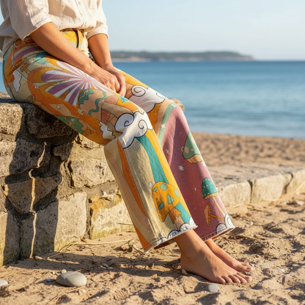 Bianca - Lässige weite Boho-Hose