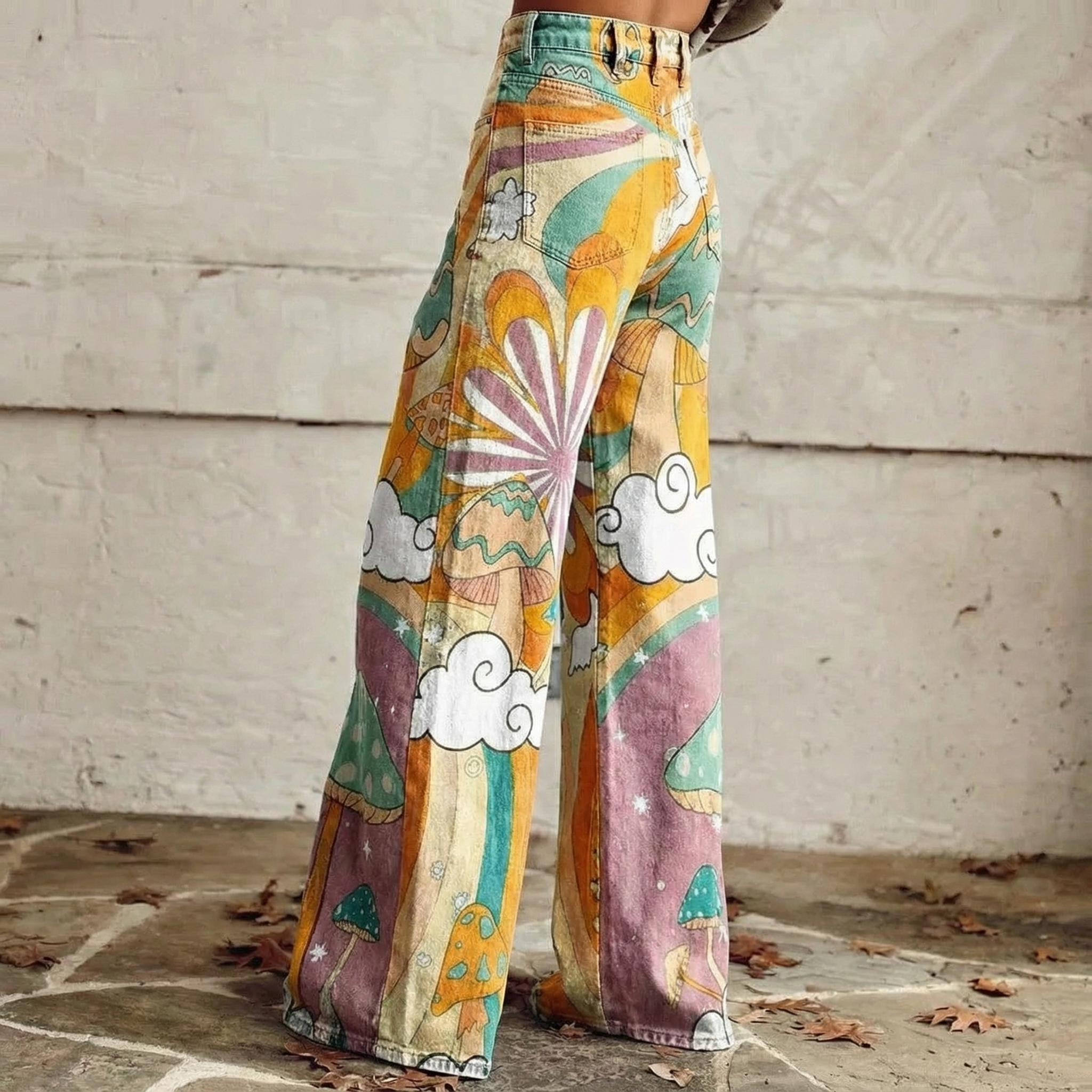 Bianca - Lässige weite Boho-Hose