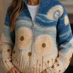 Franka - Cardigan mit Pusteblumen-Muster