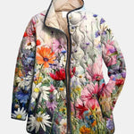 Roswyn - Charmante gesteppte Jacke mit Vintage-Blumendruck