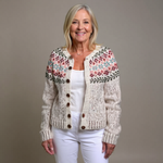 Kaia - Nordische Strickjacke
