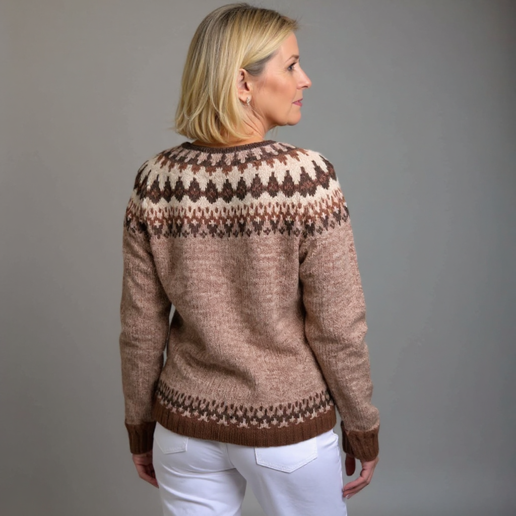 Oona - Folk-Strickjacke
