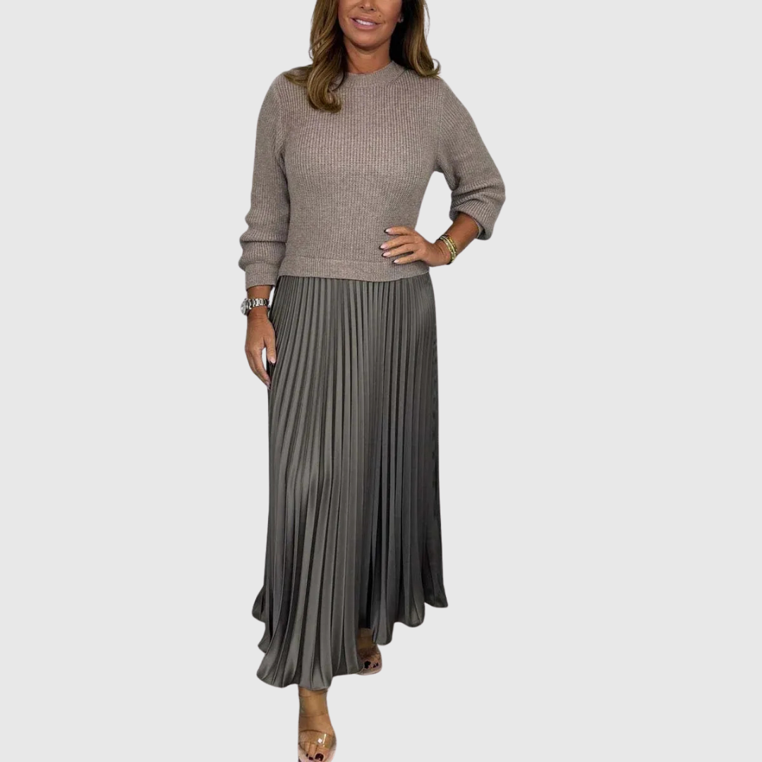 Ingrid - Alarice Damen-Maxikleid