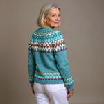 Lova - Fair-Isle-Strickjacke