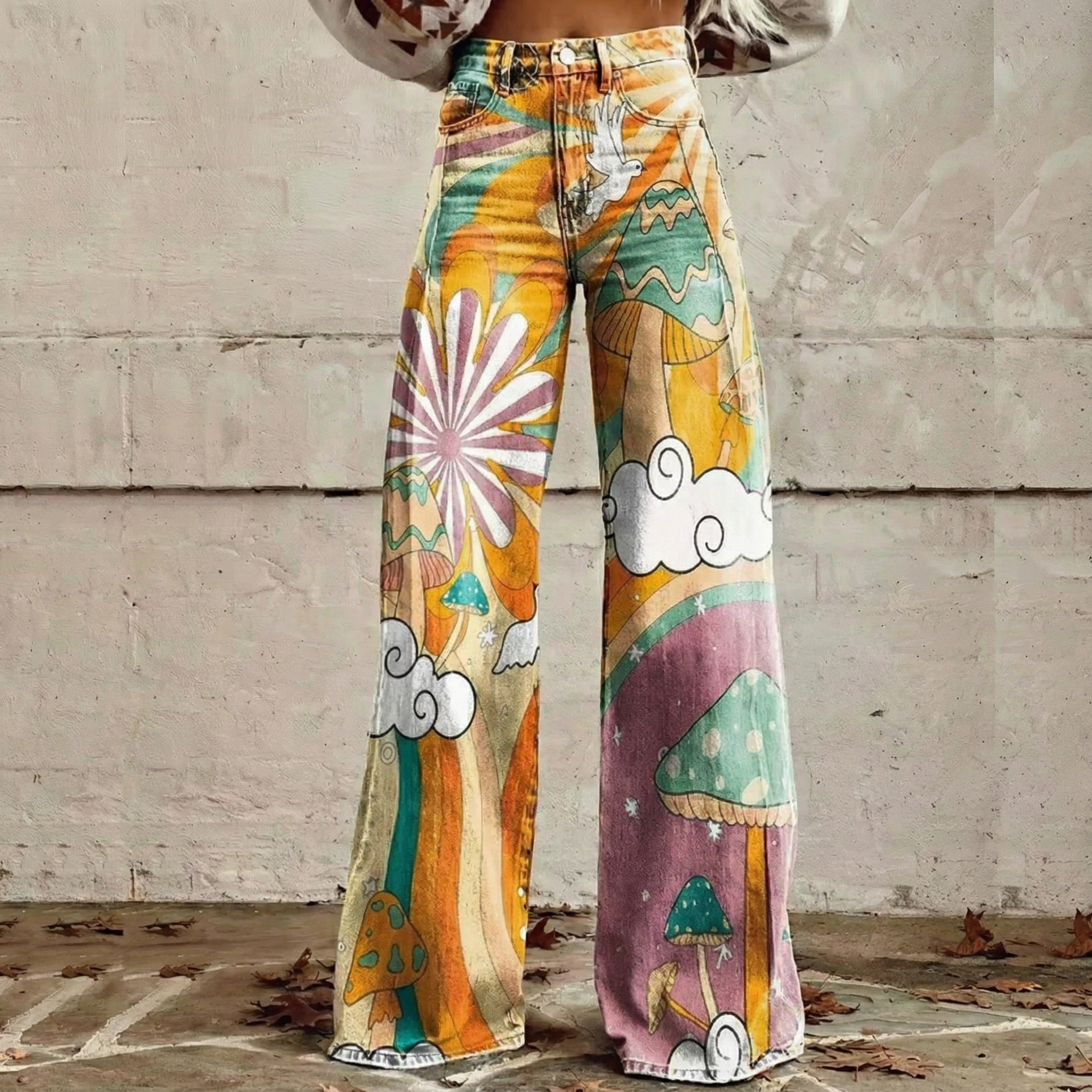 Bianca - Lässige weite Boho-Hose