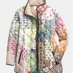 Patchette - Gesteppte Jacke mit Blumendruck