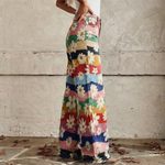 Monika - Lässige Boho-Hose mit Blumenmuster