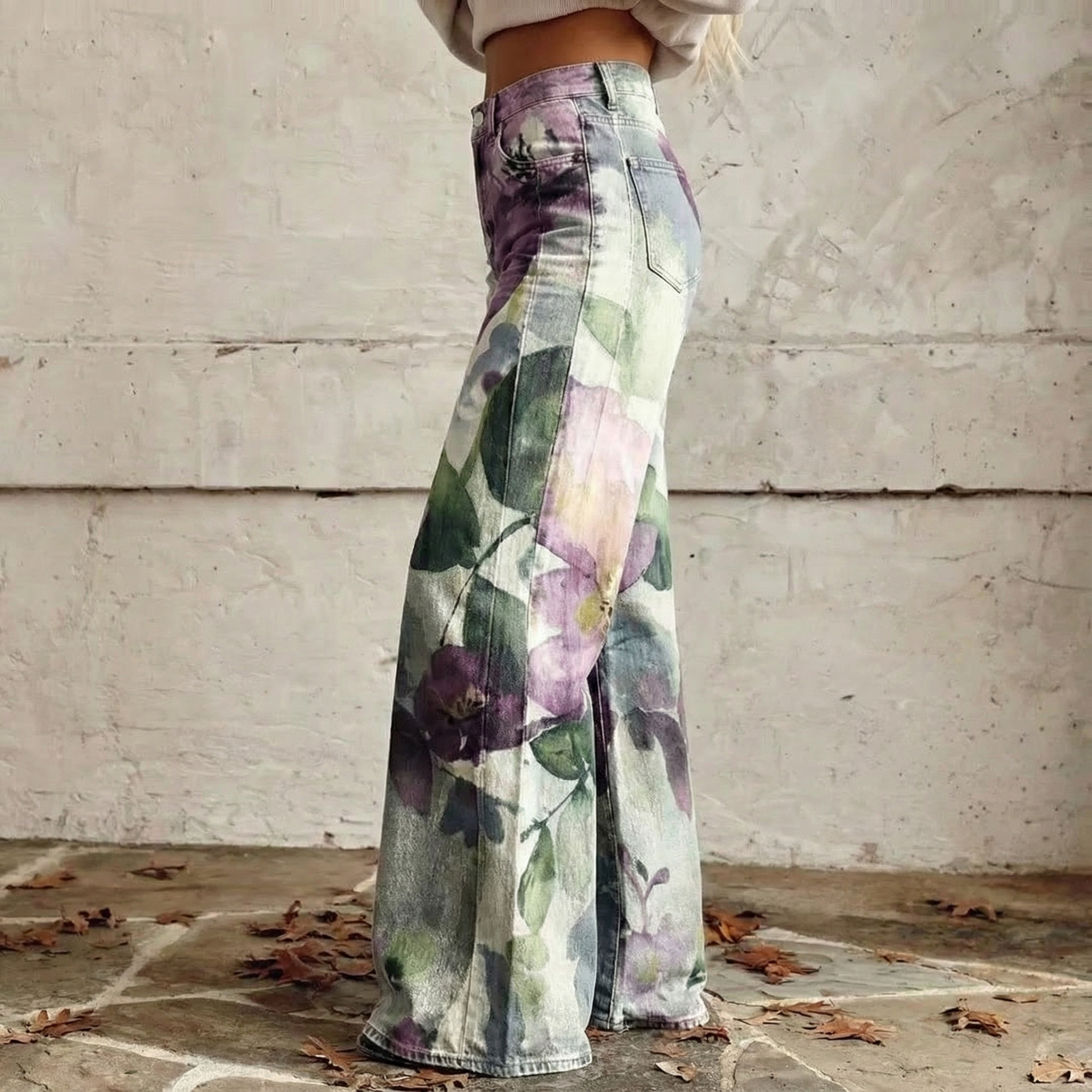 Daniela - Boho-Hose mit hoher Taille