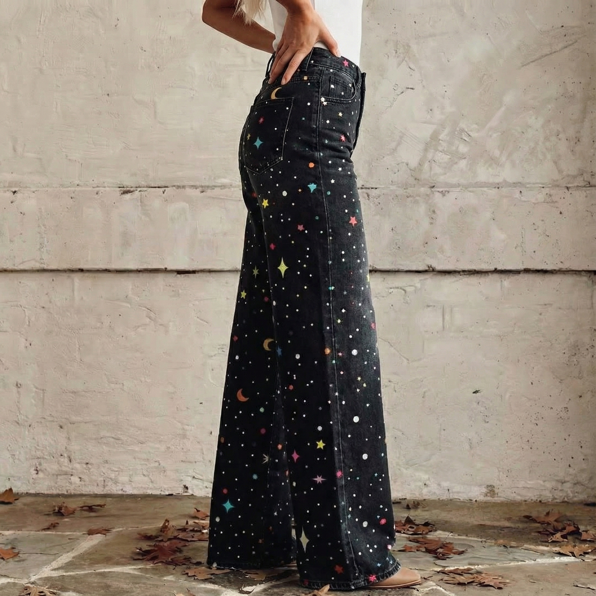 Britta - Boho-Hose im Vintage-Look
