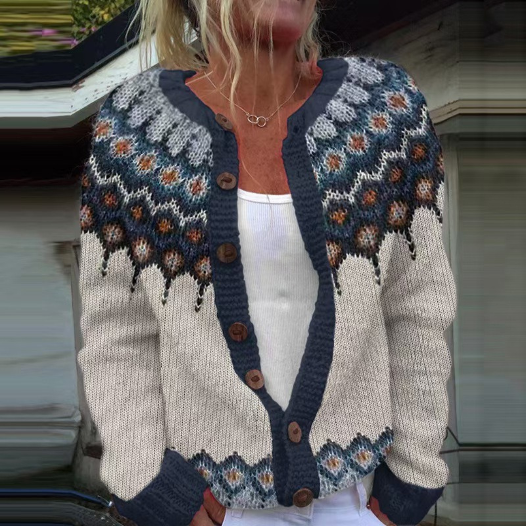 Lykke - Folk-Strickjacke
