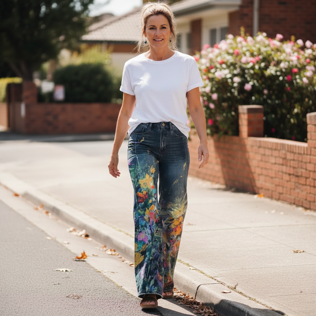 Christina - Elegante weite Boho-Hose