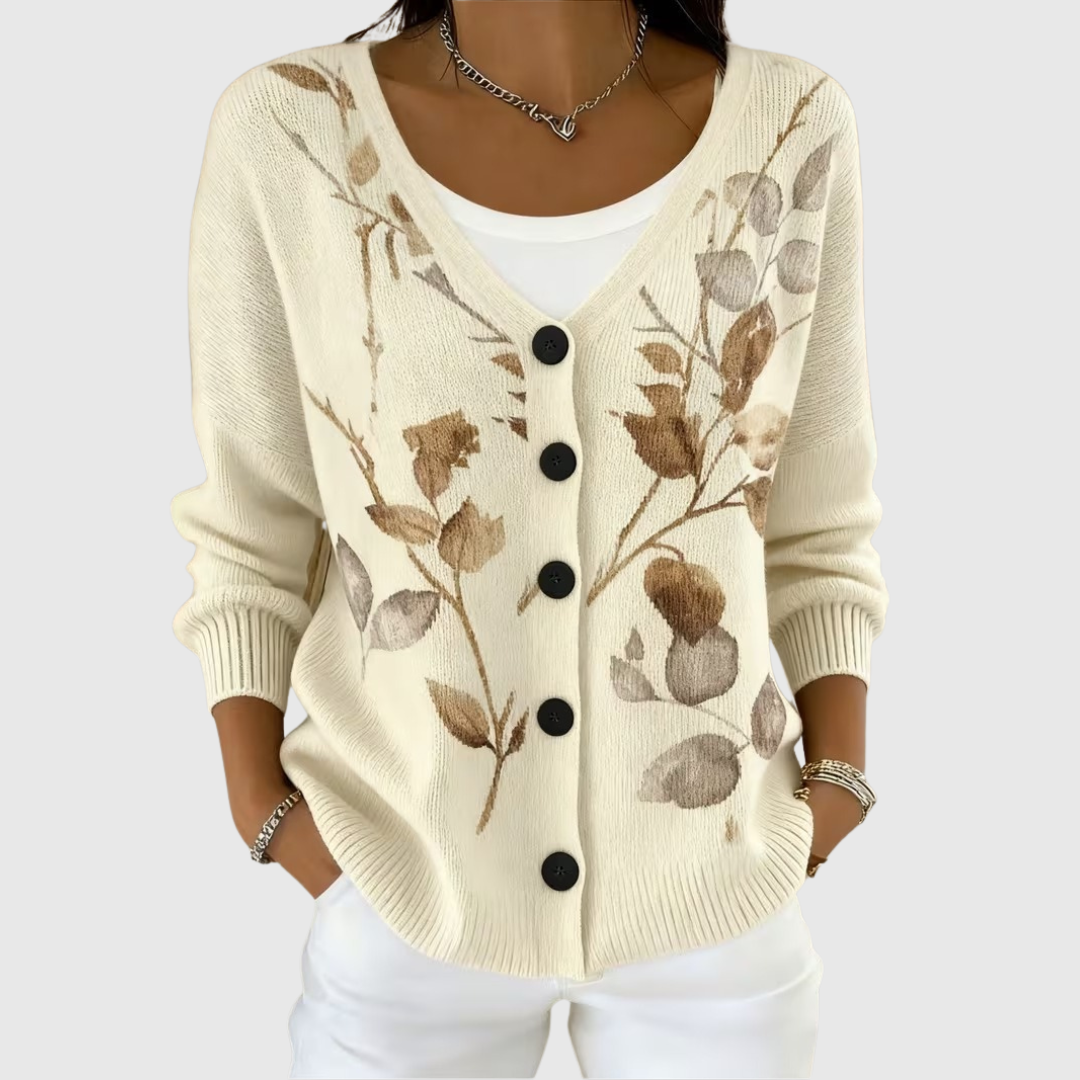 Susanne | Strickjacke mit Knopfleiste