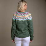 Juna - Fair-Isle-Strickjacke