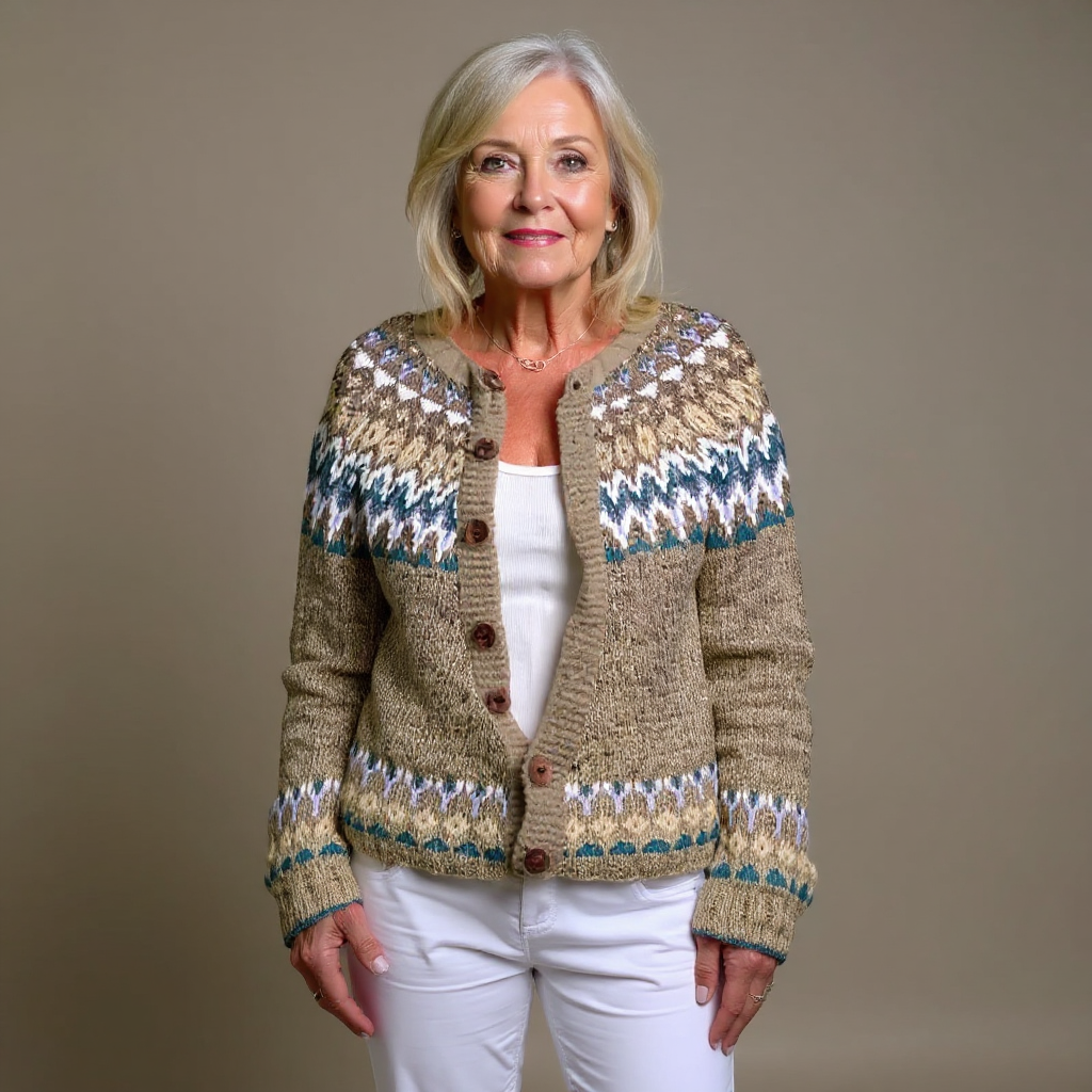 Kirsa - Vintage-Strickjacke