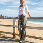 Maike - Boho-Hose mit Blumen-Print