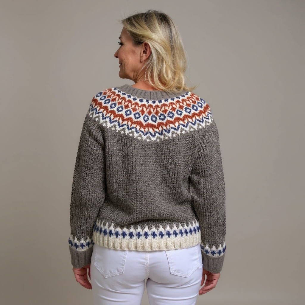 Luna - Nordische Strickjacke
