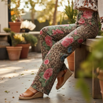 Bettina - Weiche Boho-Hose im Vintage-Look