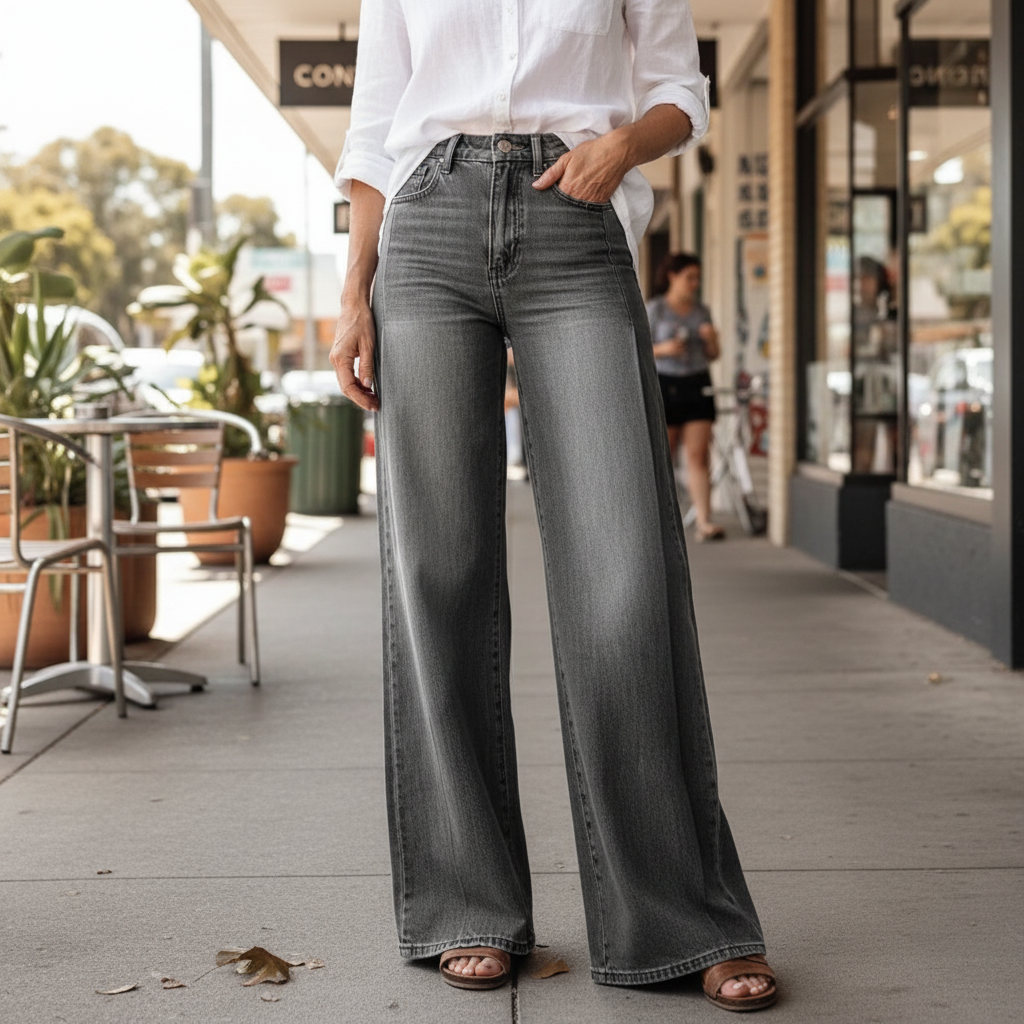 Katrin - Weite Boho-Hose im Vintage-Stil
