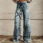 Nina - Boho-Hose mit maritimem Print