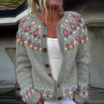 Selin - Fair-Isle-Strickjacke