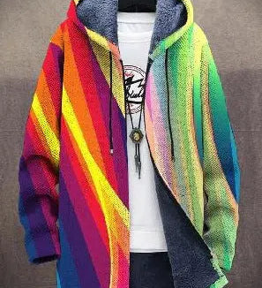 Bronte - Luxuriöse Kapuzenjacke mit künstlerischer Inspiration
