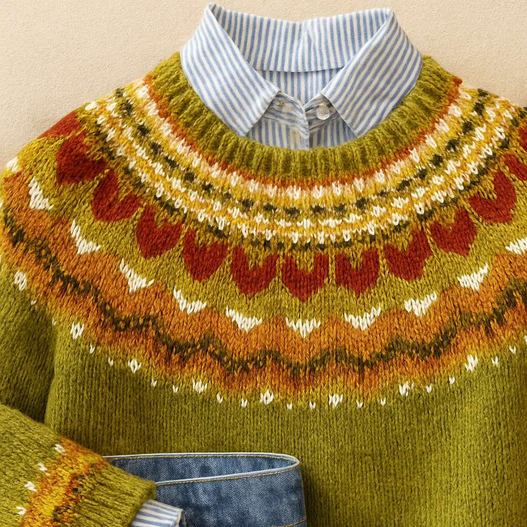 Ardent - Klassischer Vintage-Strickpullover