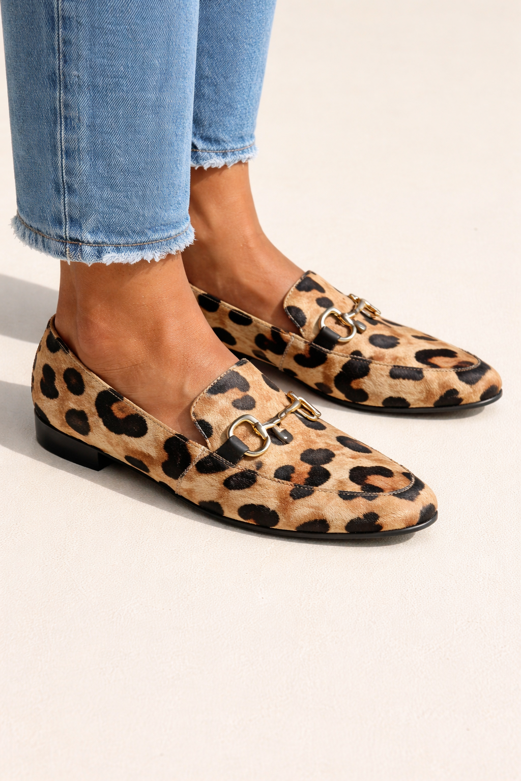 Nadine - Mokassins im Animal-Look