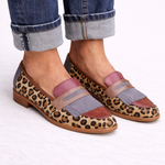 Elke - Mokassins im Animal-Look