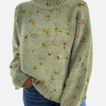 Johanna - Wildblumen-Rollkragenpullover