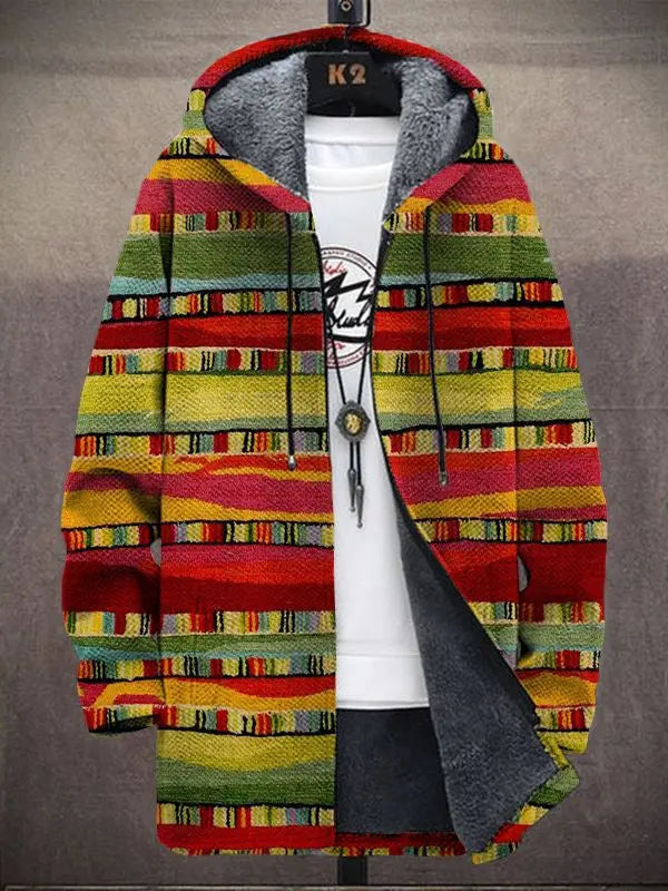 Iluka - Luxuriöse Kapuzenjacke mit künstlerischer Inspiration