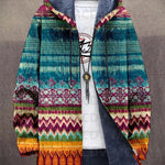 Jedda - Luxuriöse Kapuzenjacke mit künstlerischer Inspiration