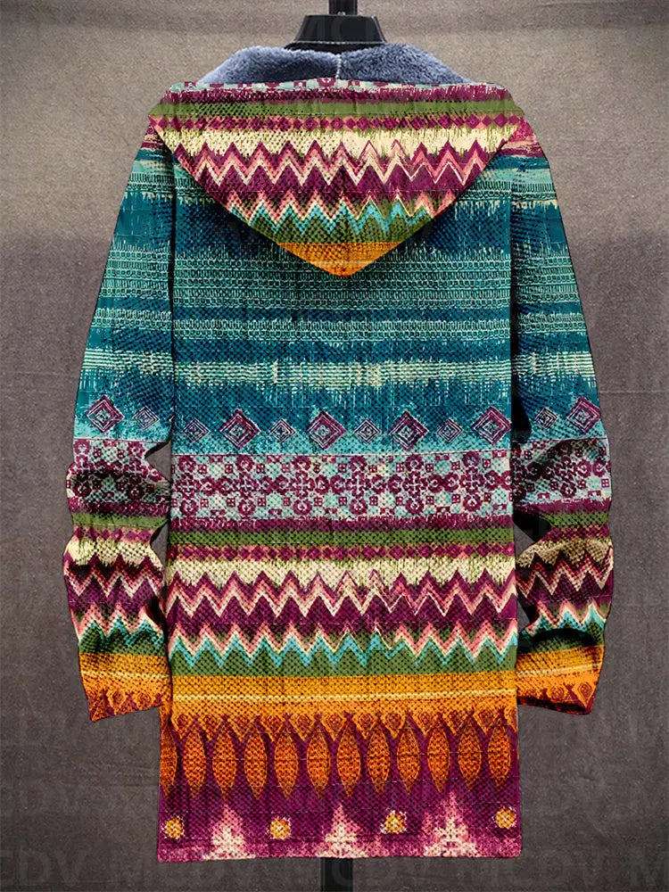 Jedda - Luxuriöse Kapuzenjacke mit künstlerischer Inspiration