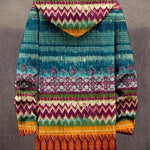 Jedda - Luxuriöse Kapuzenjacke mit künstlerischer Inspiration