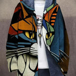 Jindalee - Luxuriöse Kapuzenjacke mit künstlerischer Inspiration
